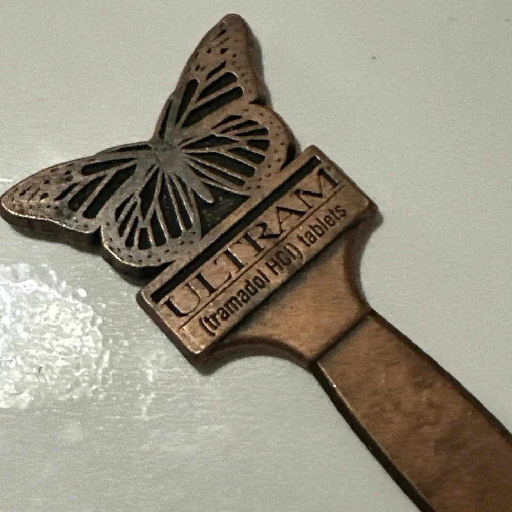 Promotional letter opener for the medication Ultram (tramadol HCl) tablets.
